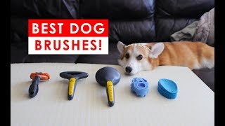 BEST DOG BRUSHES FOR SHEDDING AND HEALTHY FUR HAIR [upl. by Merilyn]