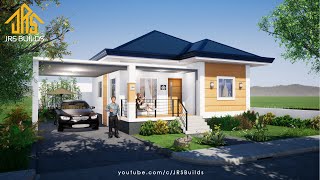 Modern house design idea 75 SQM 2 Bedroom House Plan [upl. by Asnarepse]