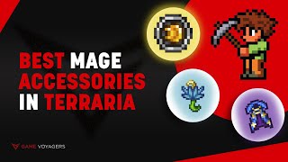 12 Best Mage Accessories in Terraria [upl. by Zwick558]