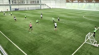 How to perfect the possession game  Soccer passing drill  Nike Academy [upl. by Alane]