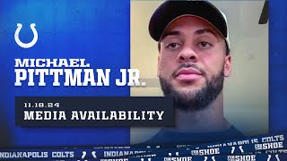 Michael Pittman Jr Media Availability  November 18 [upl. by Anairdna459]