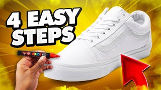 Customizing Shoes With These EASY 4 Steps 🎨👟 [upl. by Leidgam]