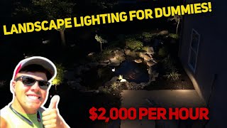 Installing ProTrade Landscape Lighting 2000 Per Hour [upl. by Garvy911]