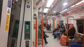 Journey on the London Overground Train  Shadwell Station  West Croydon Station [upl. by Ynnaej]