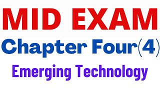 Emerging Technologies Questions amp Answers on Chapter Four4Freshman Ethiopian Students IoT Exam [upl. by Lukas387]