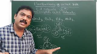 LIMITATIONS OF OCTET RULE  chemical bonding  for class 1011mains and NEET  English and Telugu [upl. by Barcot]