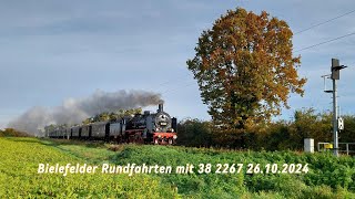 Bielefelder Rundfahrten mit 38 2267 26102024 4K [upl. by Enitsirc]