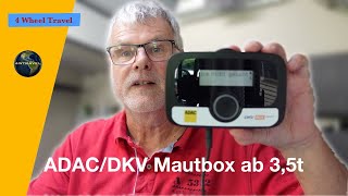 Erste Erfahrung mit der neuen ADACDKV Mautbox [upl. by Marilin26]