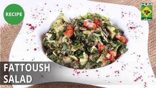 Fattoush Salad  Lazzat  Samina Jalil  Lebanese Food [upl. by Kcirdehs]