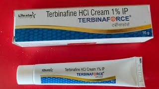 Terbinafine Cream  Terbinaforce Cream Review In Hindi [upl. by Mellitz61]