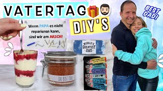 DIY VATERTAGS GESCHENKIDEEN 🎁👨🏼‍💼 Last Minute Vatertagsgeschenke 2021  Cali Kessy [upl. by Anawed916]