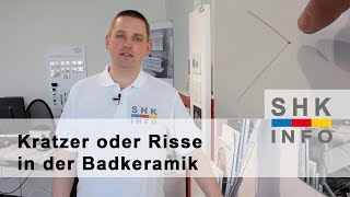 Kratzer in der Badkeramik [upl. by Weitman]