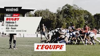 12 Finale aller Albi vs Rouen bandeannonce  RUGBY  FÉDÉRALE 1 [upl. by Terese436]