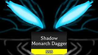 SHADOW MONARCH DAGGER showcase  obtainment tutorial  MOODENG FRUIT [upl. by Los]