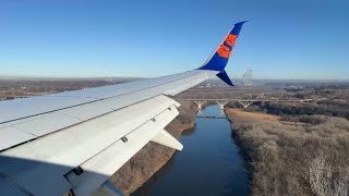 Sun Countrys Shortest Flight Part One Eau Claire WI to Minneapolis MN FULL FLIGHT 4K [upl. by Guinn]