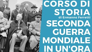 La SECONDA GUERRA MONDIALE in 10 minuti [upl. by Nosyaj857]