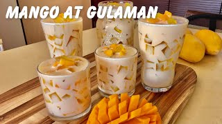 Mango At Gulaman  Trending Pinoy Recipe  Pang Negosyo Dessert [upl. by Pronty147]