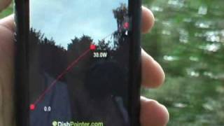 DishPointer Augmented Reality iPhone Satellite Finder [upl. by Yeung438]