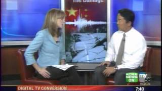 2008 Sichuan China Earthquake KCRA Report [upl. by Kim]