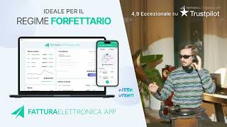 FatturaElettronica APP  1 anno gratis per i FORFETTARI  DJ [upl. by Carena]