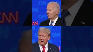 PresidentialDebate Biden and Trump Argue Over Who’s Better at Golf During CNN Debate [upl. by Scheers]