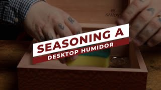 How To Season A Cigar Humidor [upl. by Yuille292]