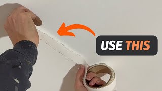 Fix Drywall Cracks In 30 Seconds Stepsaver Tape Review [upl. by Hgielrak295]