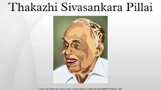 Thakazhi Sivasankara Pillai [upl. by Florian]