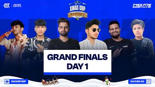 XMAS CUP 🎄 GRAND FINALS D1  FOZYAJAY TSGLEGEND GyanGaming classyffprashant NonstopGaming [upl. by Eihcra452]