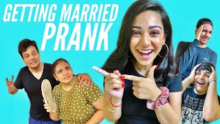 GETTING MARRIED PRANK ON MY PARENTS  Rimorav Vlogs [upl. by Otanod243]