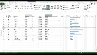 Task Planning using Microsoft Project [upl. by Beatty167]