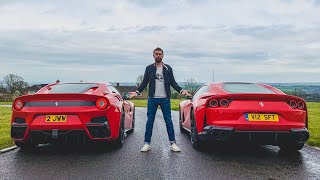 Ferrari F12 TDF vs Ferrari 812 Superfast [upl. by Elyse546]