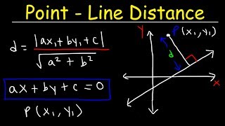 Distance Between a Point and a Line In 2D amp 3D  Geometry [upl. by Tonia]