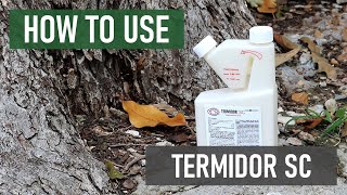 How to Use Termidor SC Termiticide amp Insecticide [upl. by Faubert]