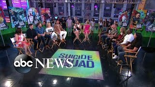 Suicide Squad Cast Plays Secrets Behind the Squad [upl. by Worrell]