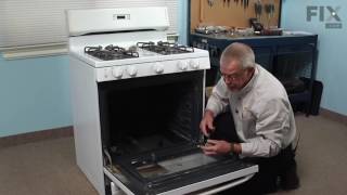 GE Range Repair – How to replace the Flat Style Oven Igniter Kit [upl. by Sherburne]