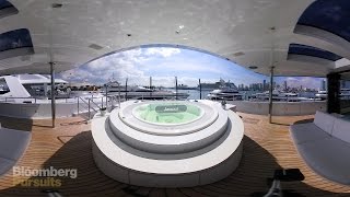 Step Aboard a 40 Million Luxury Mega Yacht in 360 [upl. by Moshe879]