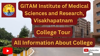 GITAM Institute of Medical Sciences and Research Visakhapatnam seatsfeesfacilities All INFO GIMSR [upl. by Marcella]