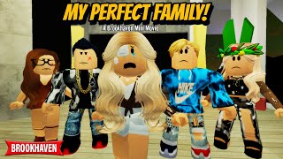 MY PERFECT FAMILY  BROOKHAVEN MOVIE VOICED  CoxoSparkle [upl. by Dredi]