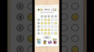 Brain Test Tricky Puzzle Level 54 Walkthrough [upl. by Haroun]