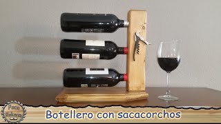 Botellero de madera para vinos [upl. by Ellehcear]