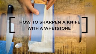 How To Sharpen a Knife With a Whetstone [upl. by Eicam]