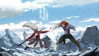 Fairy Tail Gildarts VS August Full Fight  Gildarts Clive VS August Dragneel Complete Fight [upl. by Arihk]