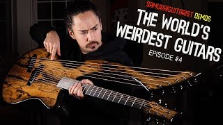 Harp  Bass  Guitar  The Worlds Weirdest Guitars 4 [upl. by Satsok]