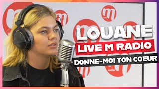 LOUANE  DONNEMOI TON CŒUR LIVE M RADIO [upl. by Adekam]