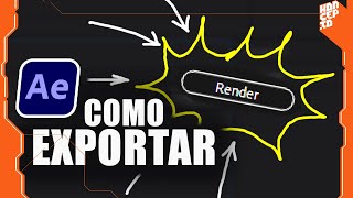 ✅ 3 Formas de Como EXPORTAR en After Effects 🚀 Super RAPIDO [upl. by Ojeitak]