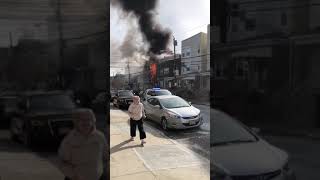 5alarm fire on Andrew Street Bayonne Feb 2 2019 [upl. by Alan]