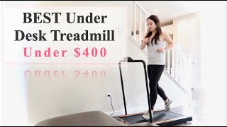 BEST Under Desk Foldable Treadmill Under 400  NEW Urevo 2 in 1 Walking Running Model [upl. by Narcissus392]