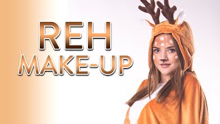 REH schminken  Make Up Tutorial  Fasching Karneval Halloween [upl. by Ennoitna]