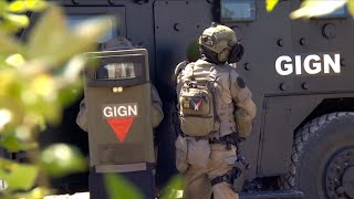 Démonstration du GIGN au salon Eurosatory 2022 [upl. by Lombardy49]